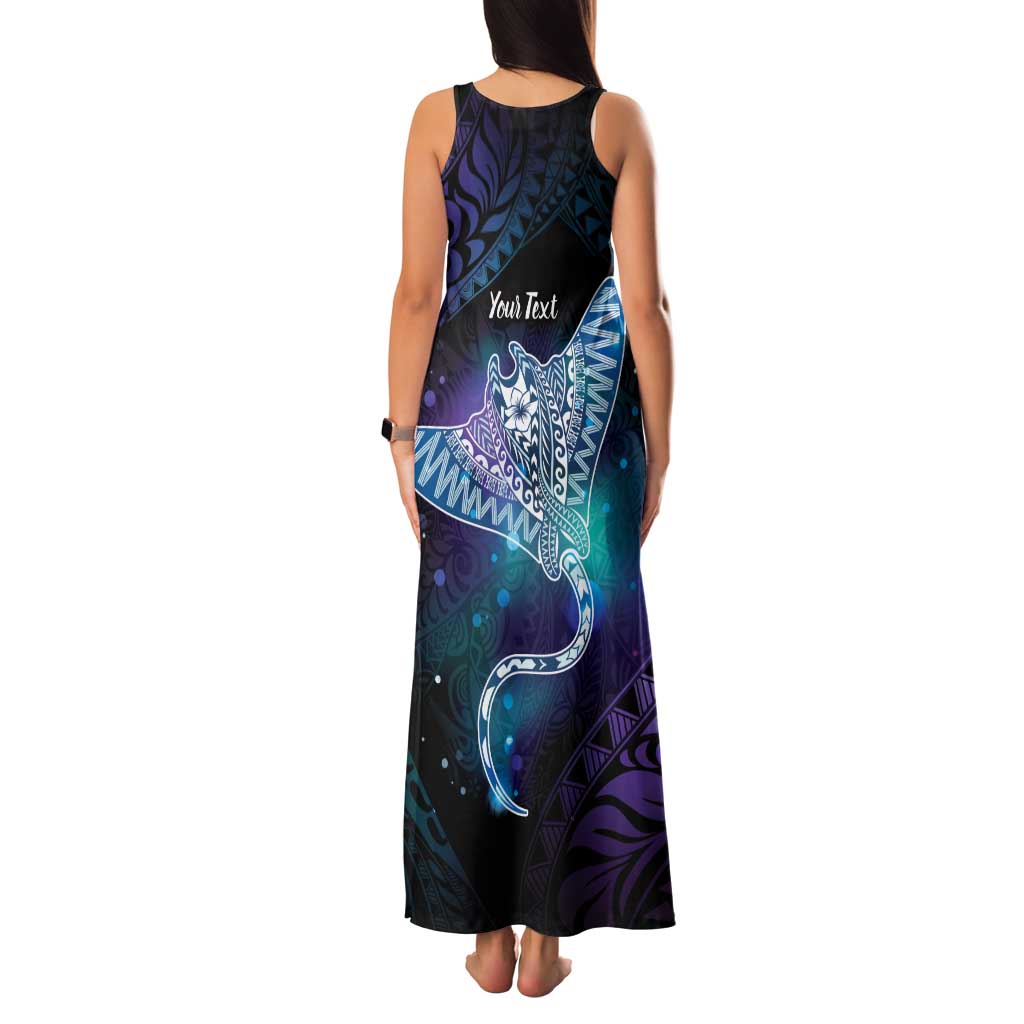 Polynesian Tala Manta Ray Family Matching Tank Maxi Dress and Hawaiian Shirt Nowhere You Could Go That I Won't Be With You - Polynesian Pride
