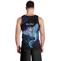 Polynesian Tala Manta Ray Men Tank Top Nowhere You Could Go That I Won't Be With You - Polynesian Pride