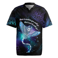 Polynesian Tala Manta Ray Rugby Jersey Nowhere You Could Go That I Won't Be With You - Polynesian Pride