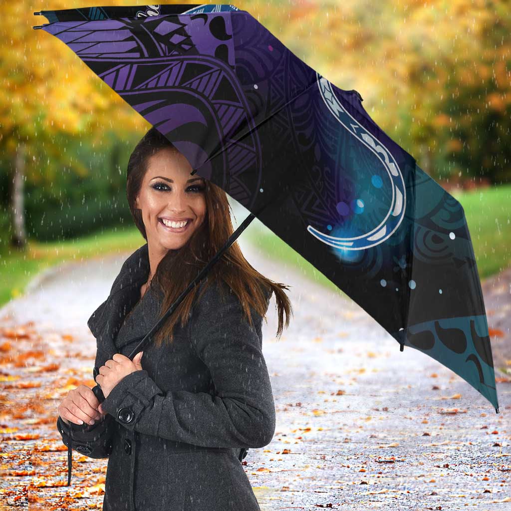 Polynesian Tala Manta Ray Umbrella Nowhere You Could Go That I Won't Be With You - Polynesian Pride