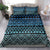 Maori Niho Taniwha Te Wheiao Bedding Set Moana Blue - Polynesian Pride