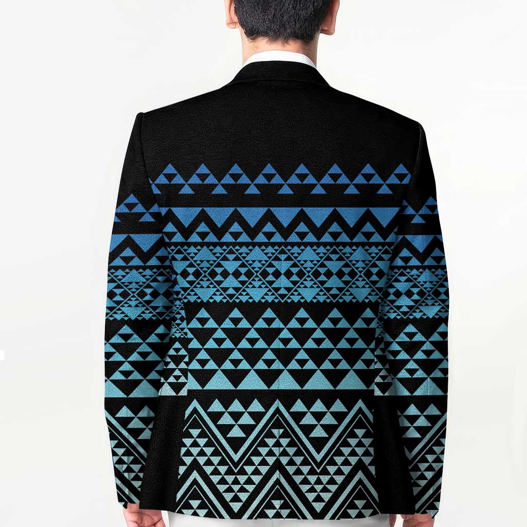 Maori Niho Taniwha Te Wheiao Blazer Moana Blue - Polynesian Pride