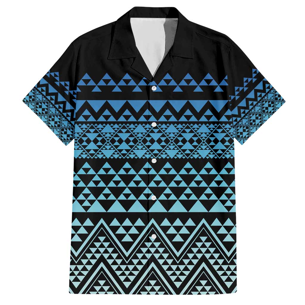 Maori Niho Taniwha Te Wheiao Hawaiian Shirt Moana Blue - Polynesian Pride