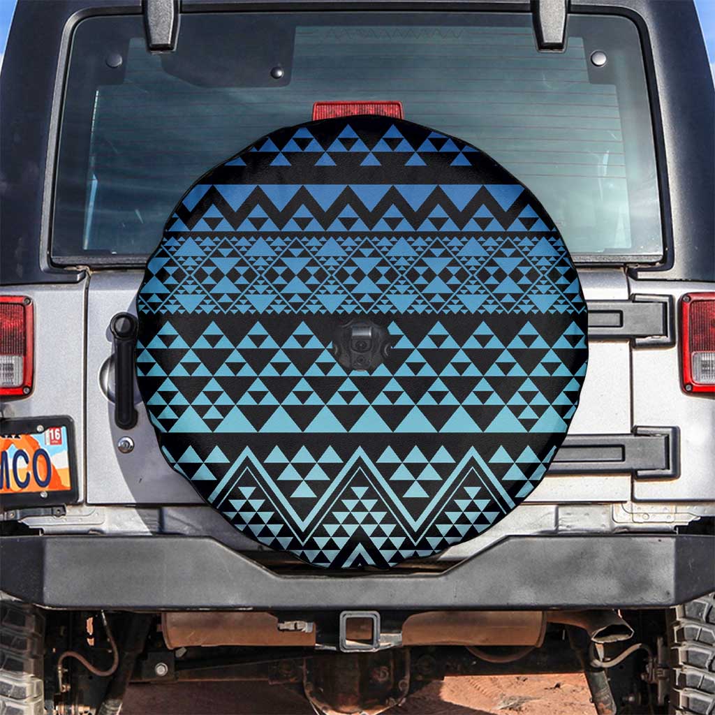 Maori Niho Taniwha Te Wheiao Spare Tire Cover Moana Blue - Polynesian Pride