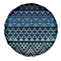 Maori Niho Taniwha Te Wheiao Spare Tire Cover Moana Blue - Polynesian Pride