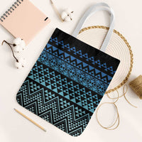 Maori Niho Taniwha Te Wheiao Tote Bag Moana Blue - Polynesian Pride