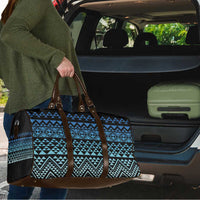 Maori Niho Taniwha Te Wheiao Travel Bag Moana Blue - Polynesian Pride