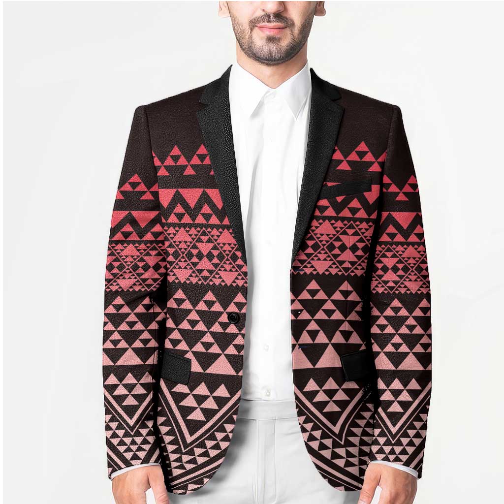 Maori Niho Taniwha Te Wheiao Blazer Terracotta - Polynesian Pride