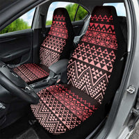 Maori Niho Taniwha Te Wheiao Car Seat Cover Terracotta - Polynesian Pride