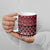 Maori Niho Taniwha Te Wheiao Ceramic Mug Terracotta - Polynesian Pride