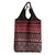Maori Niho Taniwha Te Wheiao Grocery Bag Terracotta - Polynesian Pride