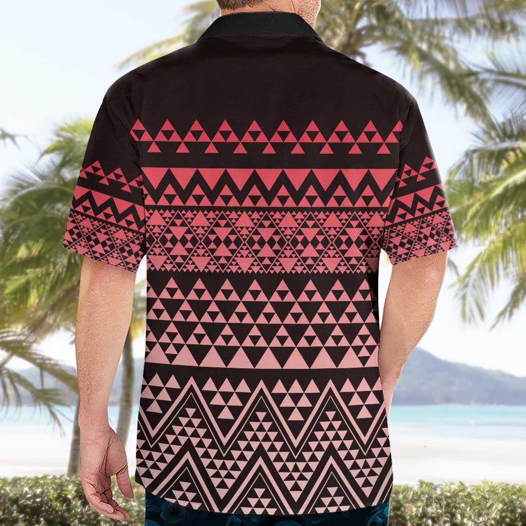 Maori Niho Taniwha Te Wheiao Hawaiian Shirt Terracotta - Polynesian Pride