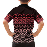 Maori Niho Taniwha Te Wheiao Hawaiian Shirt Terracotta - Polynesian Pride