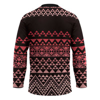 Maori Niho Taniwha Te Wheiao Hockey Jersey Terracotta - Polynesian Pride