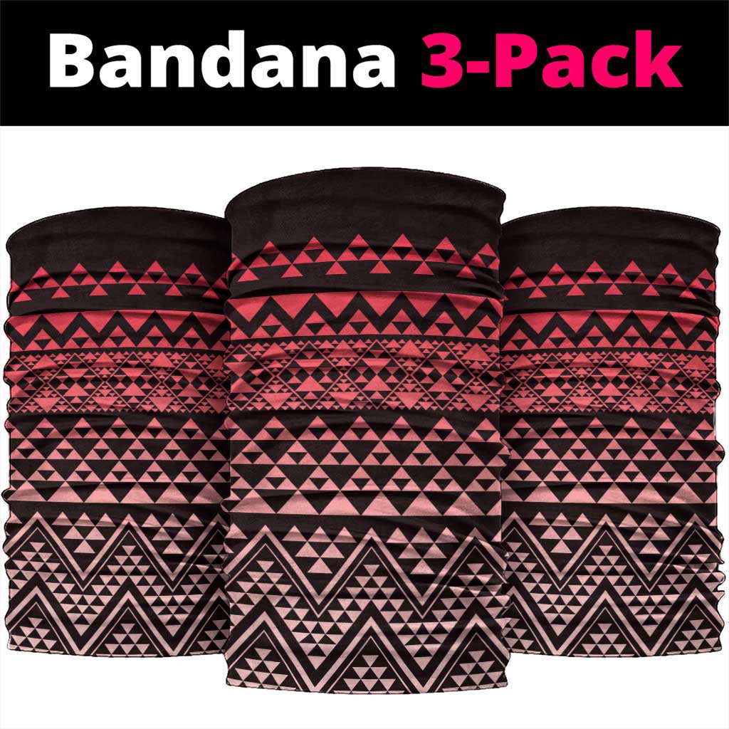 Maori Niho Taniwha Te Wheiao Neck Gaiter Terracotta - Polynesian Pride