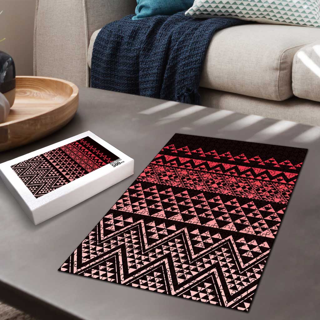 Maori Niho Taniwha Te Wheiao Puzzle Terracotta - Polynesian Pride