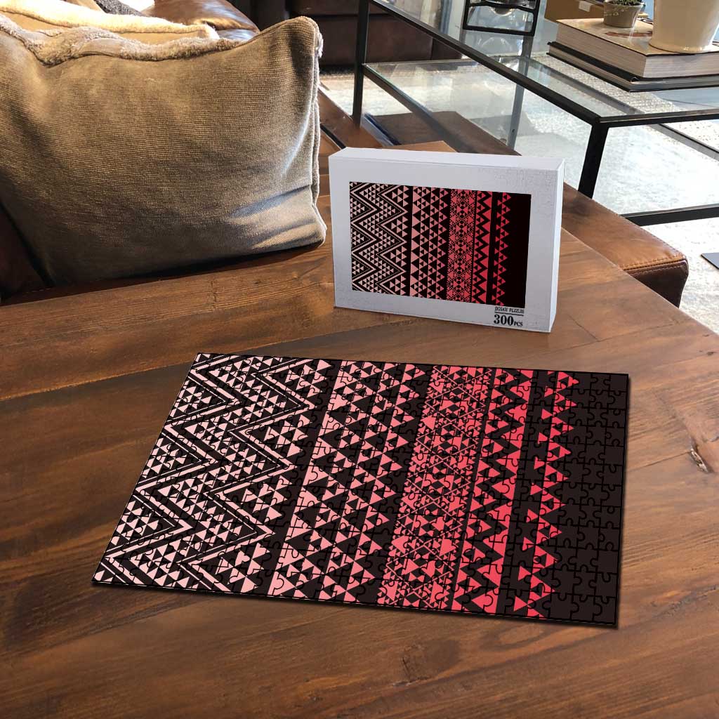 Maori Niho Taniwha Te Wheiao Puzzle Terracotta - Polynesian Pride