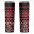 Maori Niho Taniwha Te Wheiao Skinny Tumbler Terracotta - Polynesian Pride