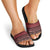 Maori Niho Taniwha Te Wheiao Slide Sandals Terracotta - Polynesian Pride