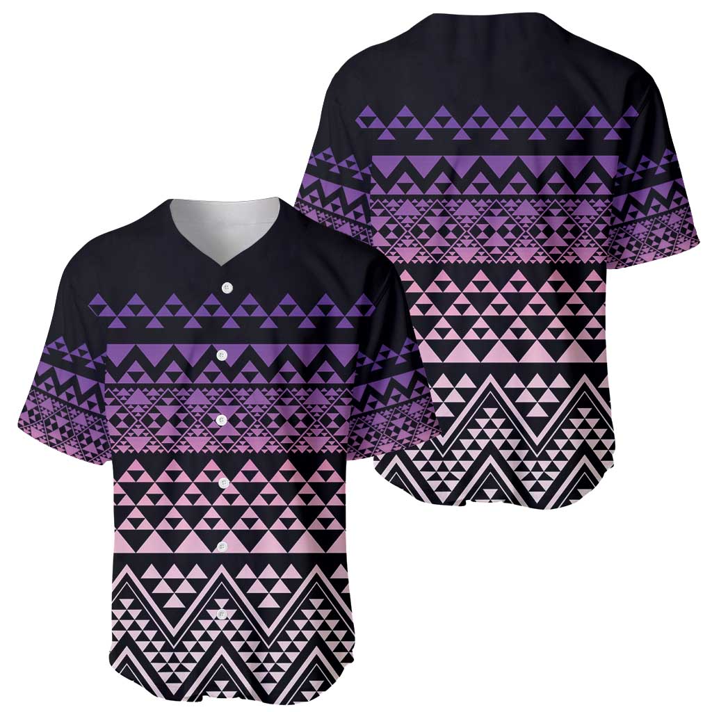 Maori Niho Taniwha Te Wheiao Baseball Jersey Waiporoporo - Polynesian Pride