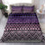 Maori Niho Taniwha Te Wheiao Bedding Set Waiporoporo - Polynesian Pride