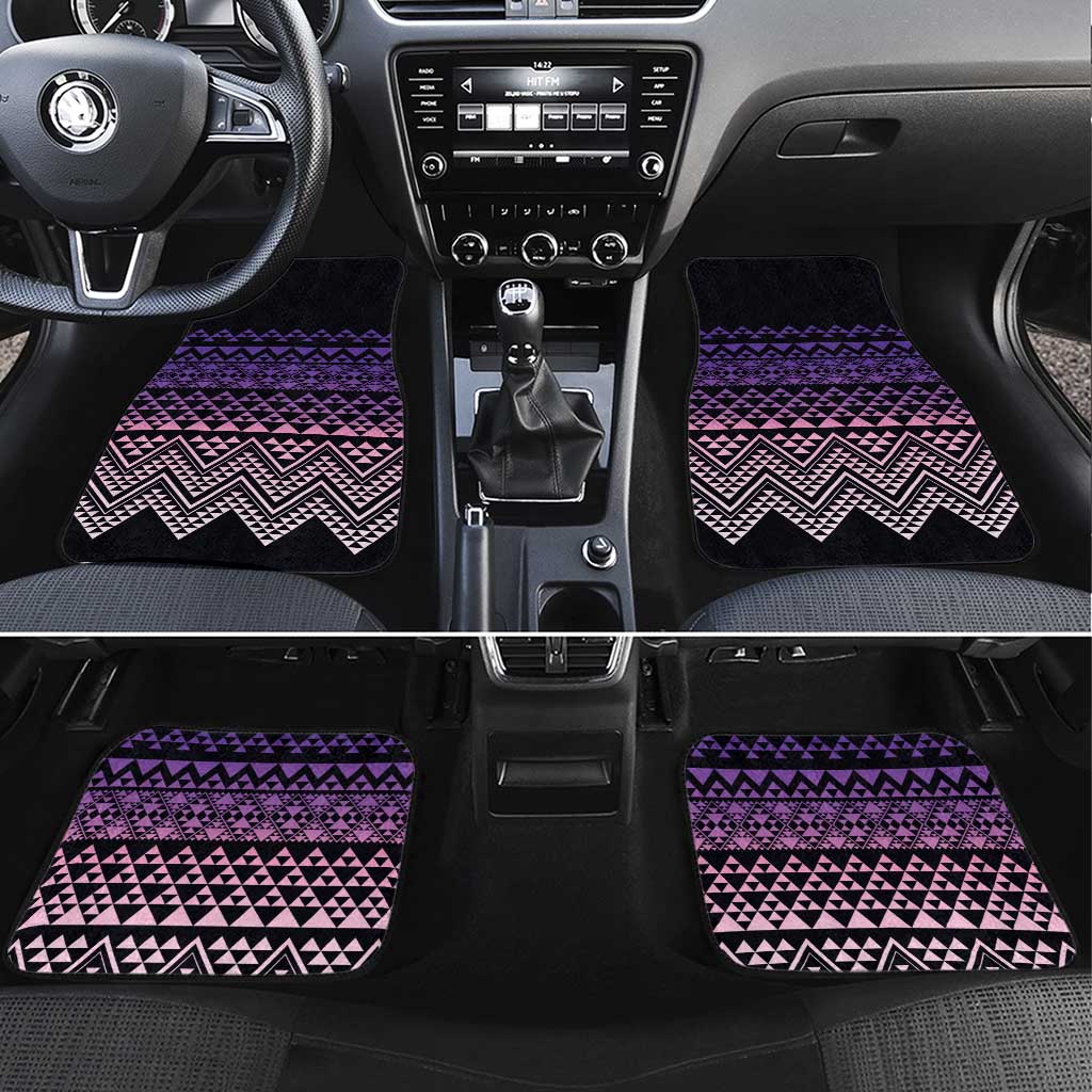 Maori Niho Taniwha Te Wheiao Car Mats Waiporoporo - Polynesian Pride