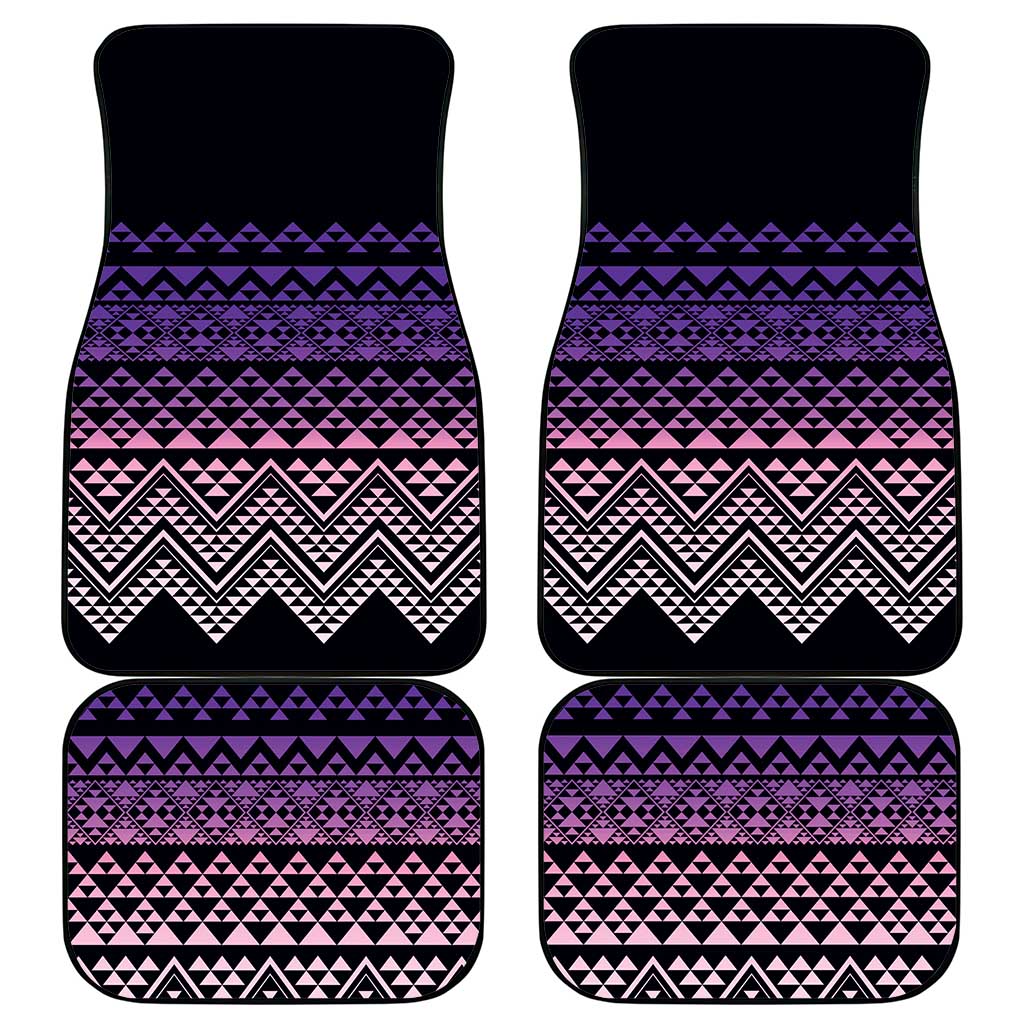 Maori Niho Taniwha Te Wheiao Car Mats Waiporoporo - Polynesian Pride