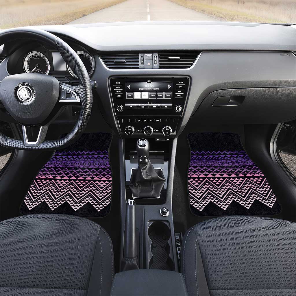 Maori Niho Taniwha Te Wheiao Car Mats Waiporoporo - Polynesian Pride