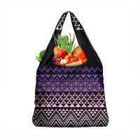 Maori Niho Taniwha Te Wheiao Grocery Bag Waiporoporo - Polynesian Pride