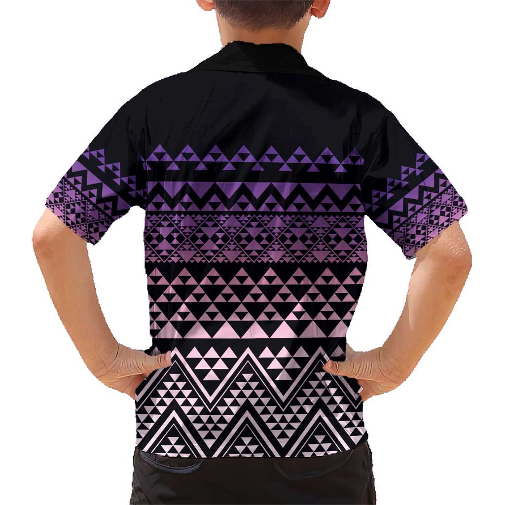 Maori Niho Taniwha Te Wheiao Hawaiian Shirt Waiporoporo - Polynesian Pride
