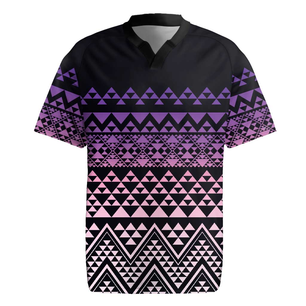 Maori Niho Taniwha Te Wheiao Rugby Jersey Waiporoporo - Polynesian Pride