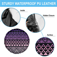 Maori Niho Taniwha Te Wheiao Spare Tire Cover Waiporoporo - Polynesian Pride