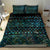 Maori Niho Taniwha Te Wheiao Bedding Set Paua Shell - Polynesian Pride