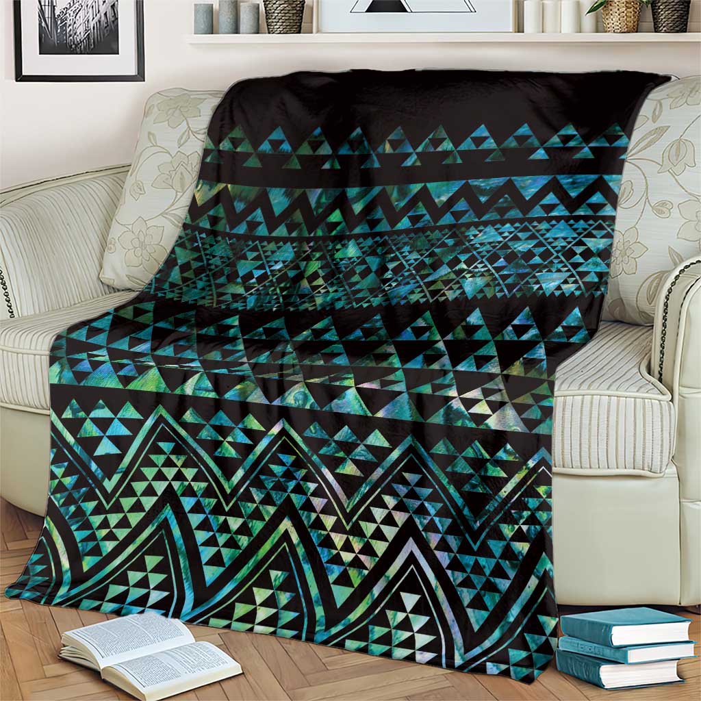 Maori Niho Taniwha Te Wheiao Blanket Paua Shell - Polynesian Pride