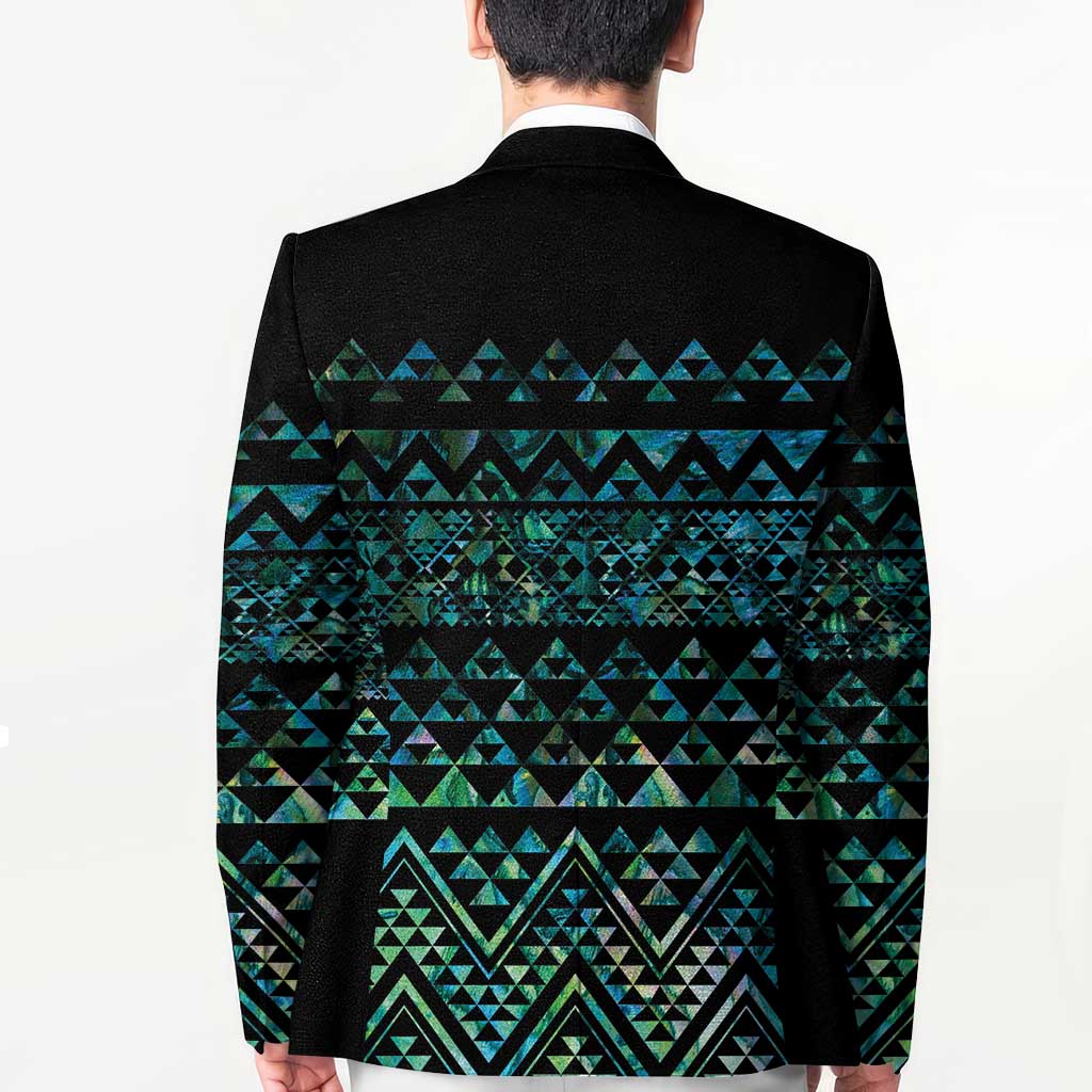 Maori Niho Taniwha Te Wheiao Blazer Paua Shell - Polynesian Pride