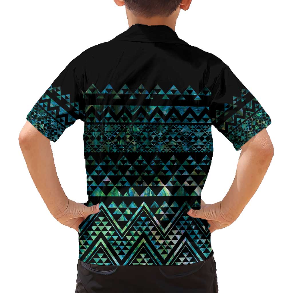 Maori Niho Taniwha Te Wheiao Hawaiian Shirt Paua Shell - Polynesian Pride