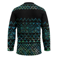 Maori Niho Taniwha Te Wheiao Hockey Jersey Paua Shell - Polynesian Pride