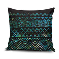 Maori Niho Taniwha Te Wheiao Pillow Cover Paua Shell - Polynesian Pride