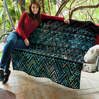 Maori Niho Taniwha Te Wheiao Quilt Paua Shell - Polynesian Pride