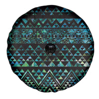 Maori Niho Taniwha Te Wheiao Spare Tire Cover Paua Shell - Polynesian Pride