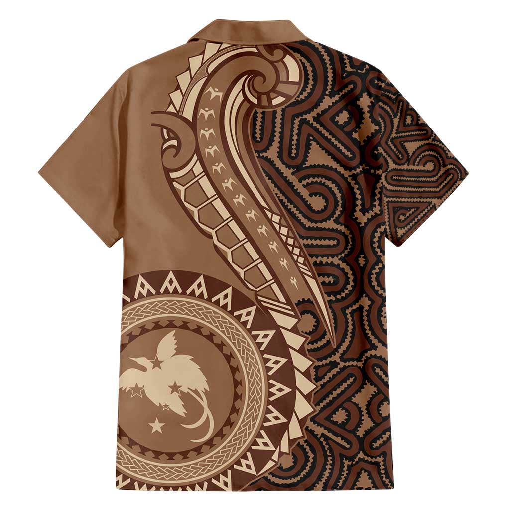 Papua New Guinea Oro Tapa Motif Hawaiian Shirt Classic