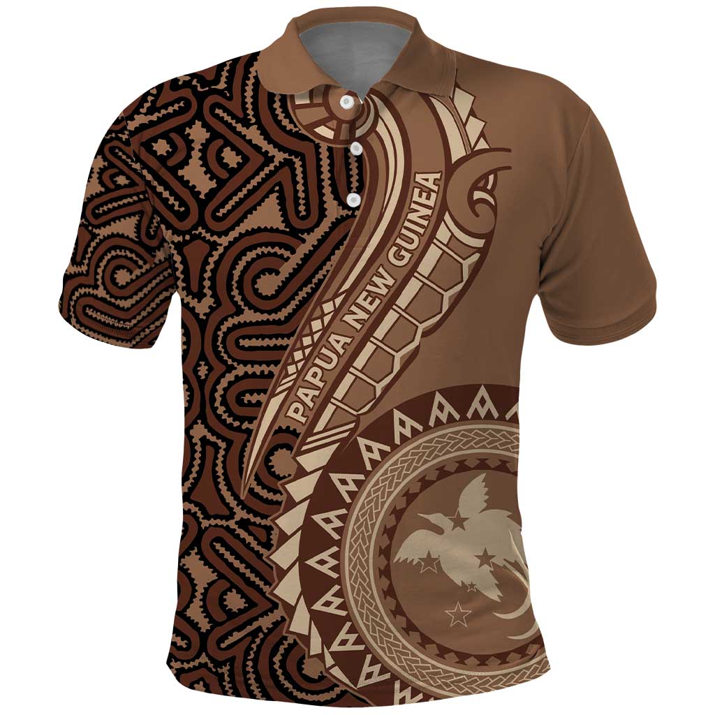 Papua New Guinea Oro Tapa Motif Polo Shirt Classic