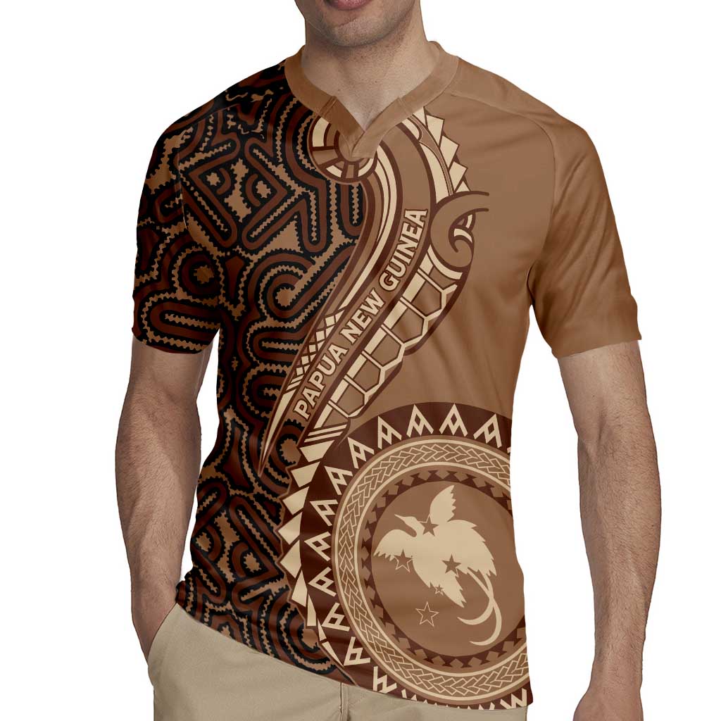 Papua New Guinea Oro Tapa Motif Rugby Jersey Classic