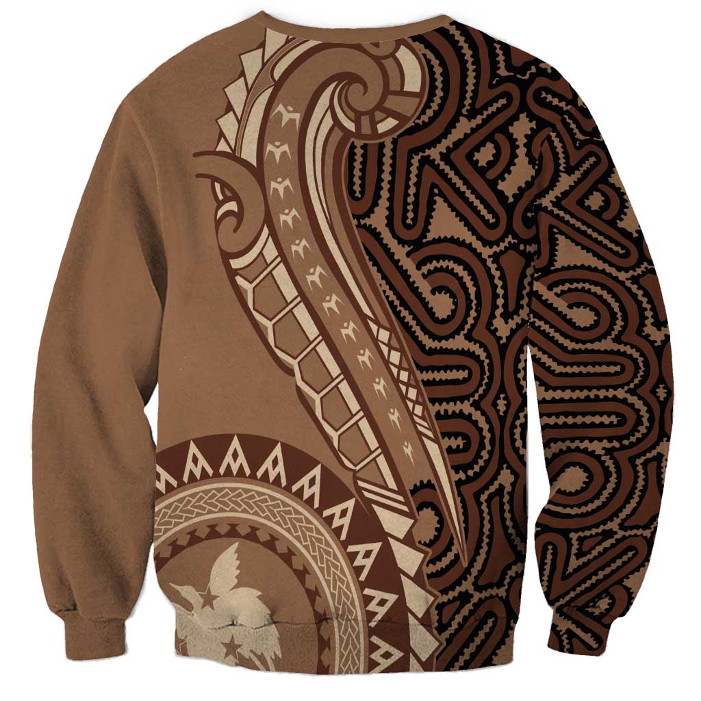 Papua New Guinea Oro Tapa Motif Sweatshirt Classic