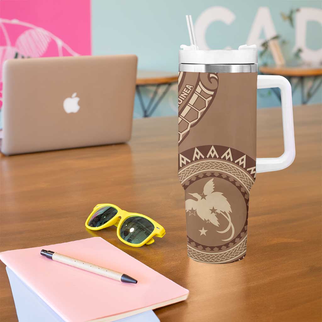 Papua New Guinea Oro Tapa Motif Tumbler With Handle Classic