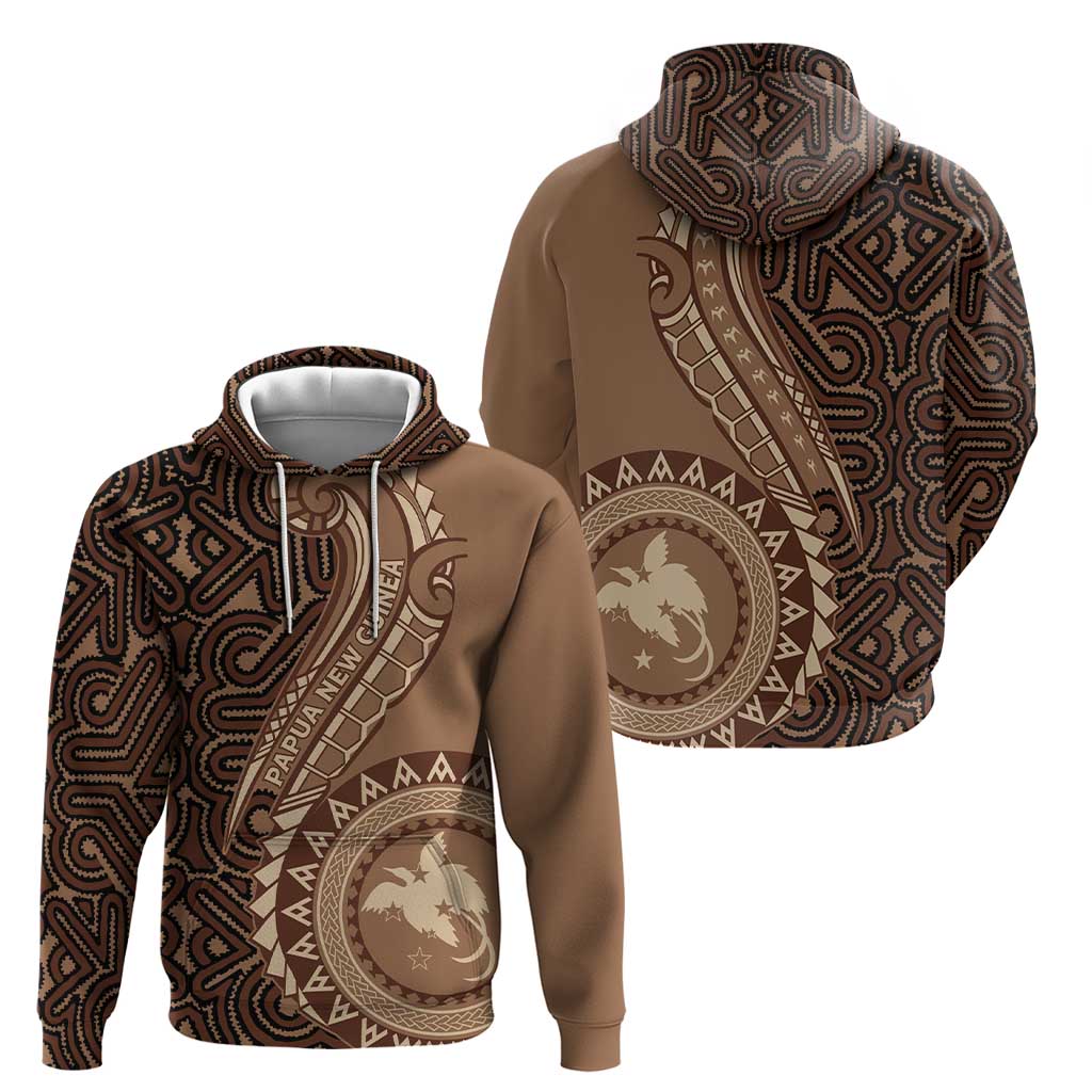 Papua New Guinea Oro Tapa Motif Zip Hoodie Classic