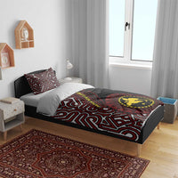 Papua New Guinea Oro Tapa Motif Bedding Set Special LT7 - Polynesian Pride