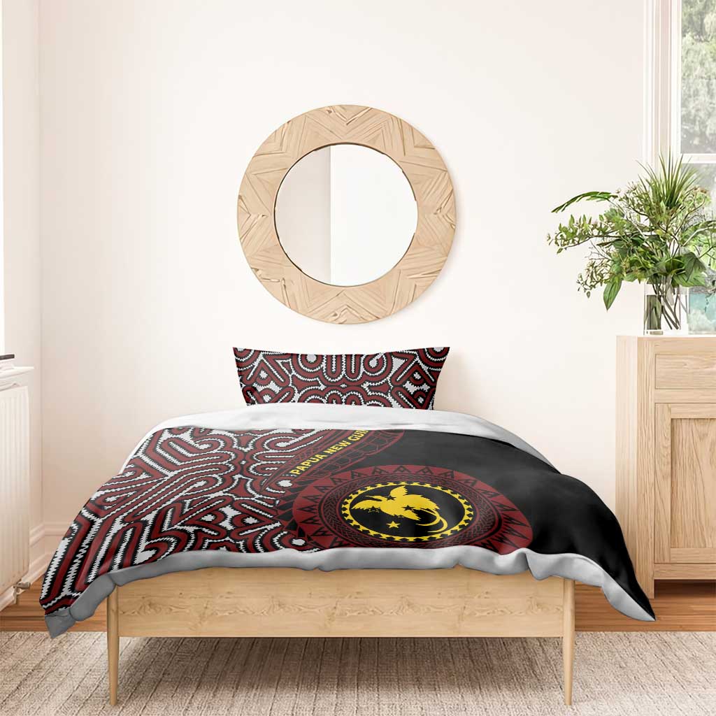 Papua New Guinea Oro Tapa Motif Bedding Set Special LT7 - Polynesian Pride