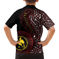 Papua New Guinea Oro Tapa Motif Family Matching Summer Maxi Dress and Hawaiian Shirt Special