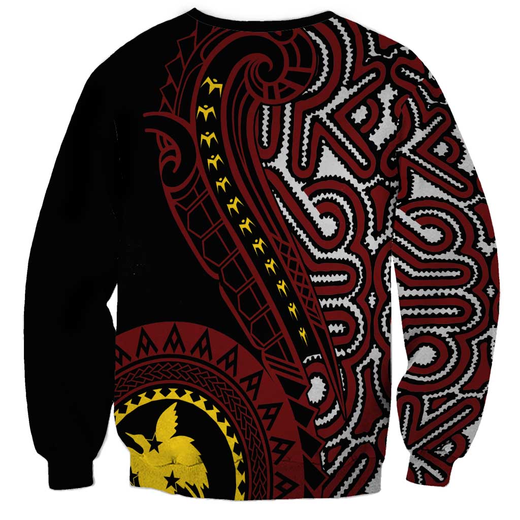 Papua New Guinea Oro Tapa Motif Sweatshirt Special